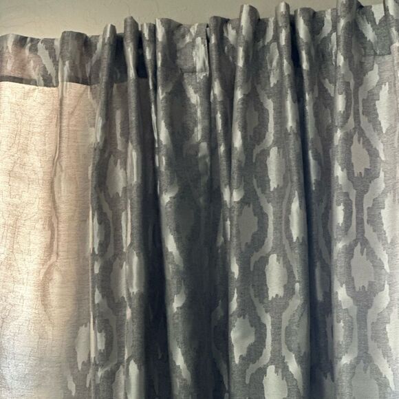 West Elm Ikat Shine Panel Curtain Set - Picture 3 of 8